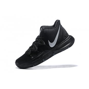 Nike Kyrie 5 Black Metallic Silver Shoes